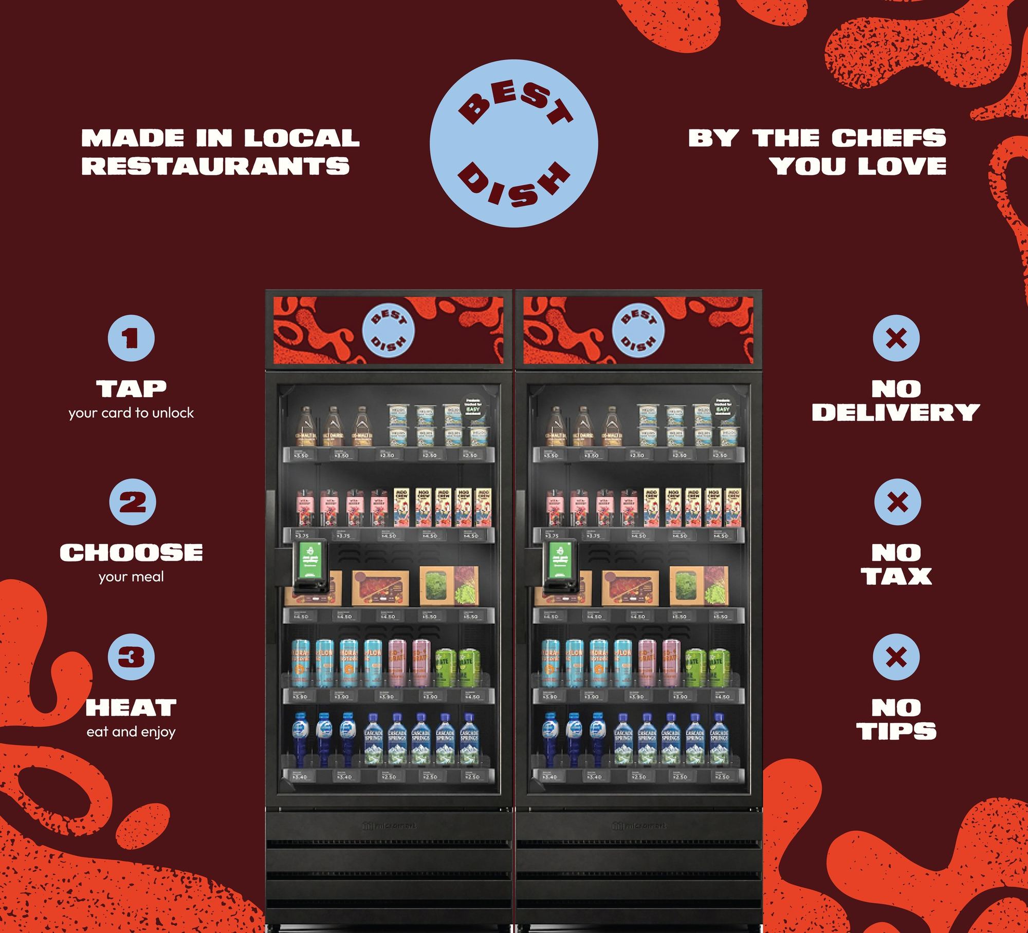 BestDish branded smart freezer inside a Toronto condominium